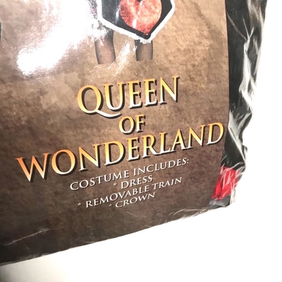 New Halloween Sexy Queen of Hearts Alice In Wonder Adult Costume Small Cosplay - Picture 4 of 8